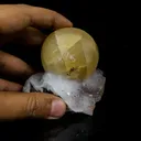 Botryoidal Fluorite on MM Quartz Rare Natural Mineral Specimen - image 5