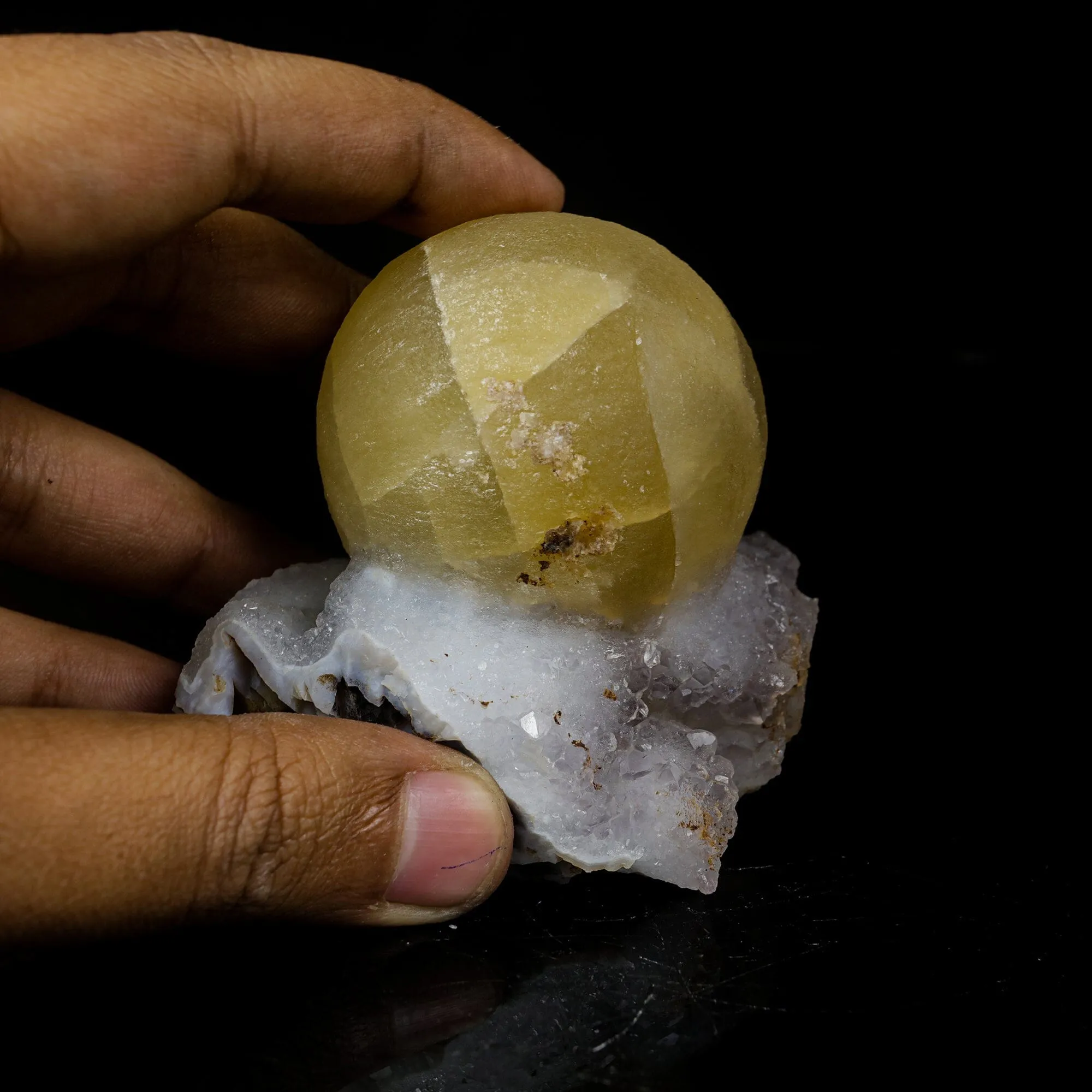 Botryoidal Fluorite on MM Quartz Rare Natural Mineral Specimen - image 5