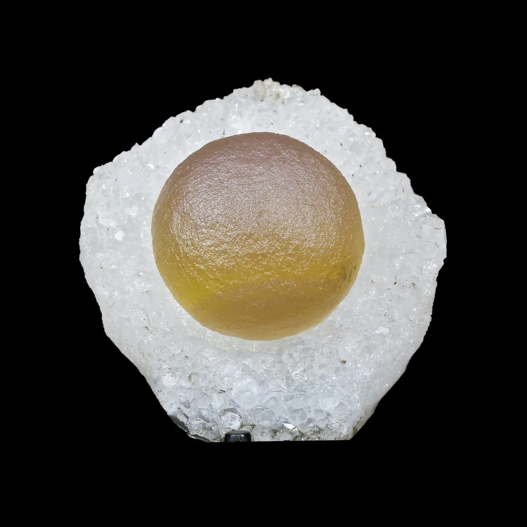 Botryoidal Fluorite on Quartz – Natural Mineral Specimen image