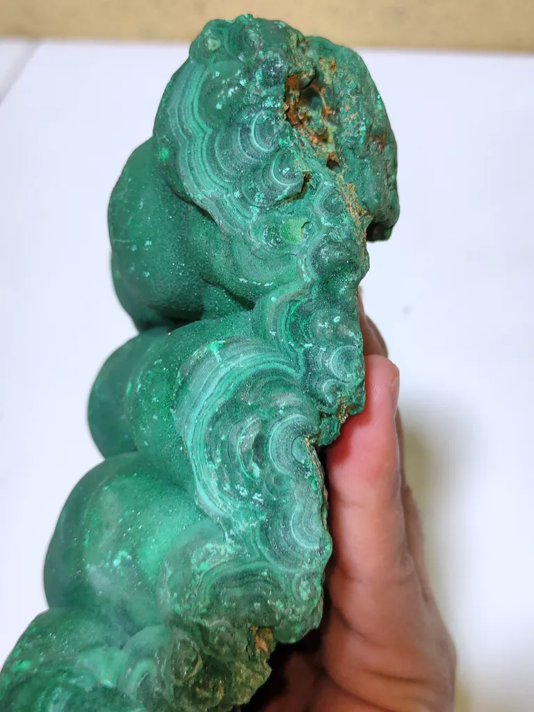 Botryoidal Malachite Specimen. - image 8