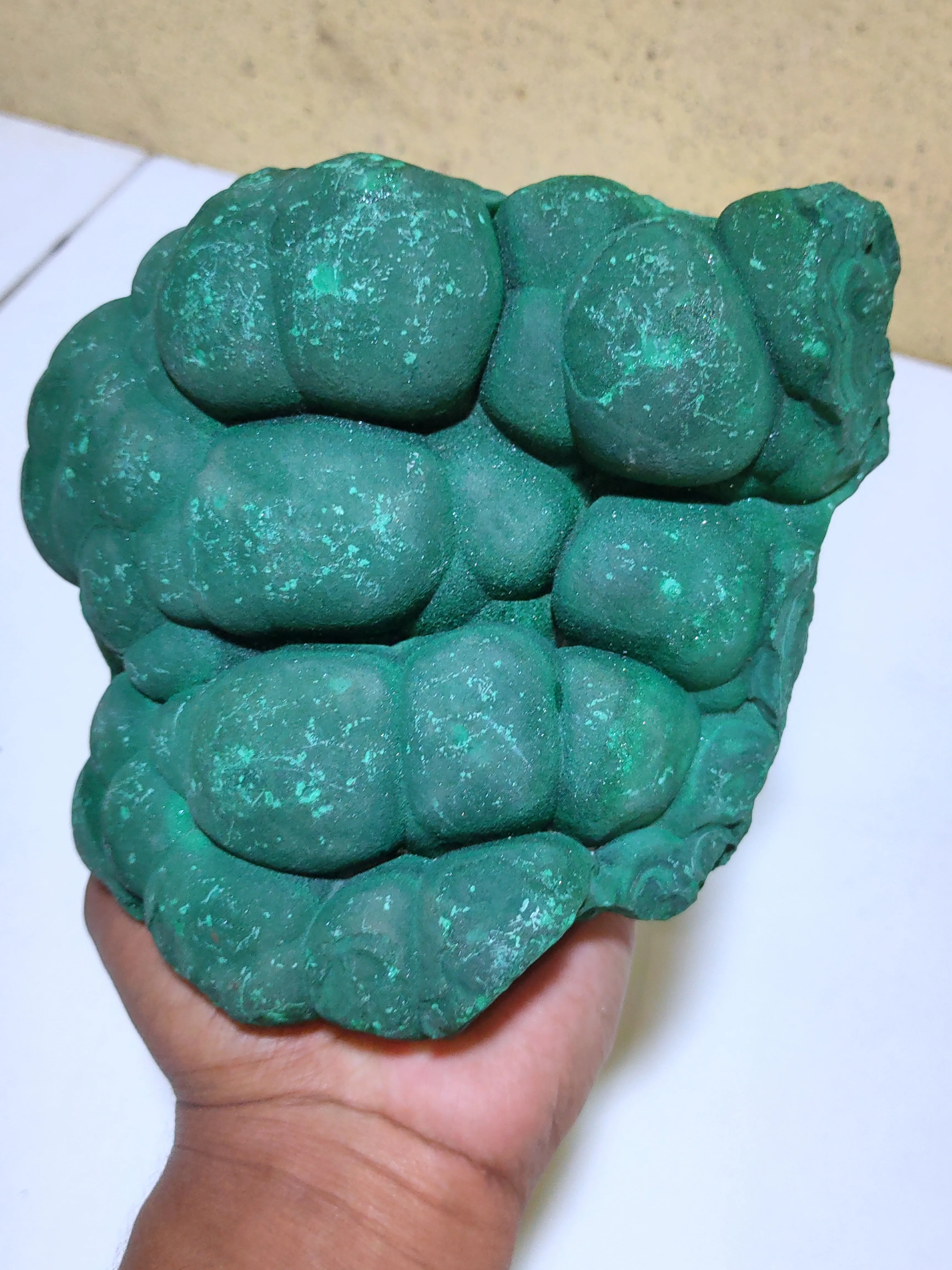 Botryoidal Malachite Specimen. - image 4