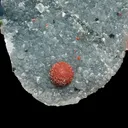 Botryoidal Red Fluorite on Quartz Plate – Indian Mineral Specimen from Nashik - image 6