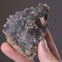Boulangerite on Quartz - image 2