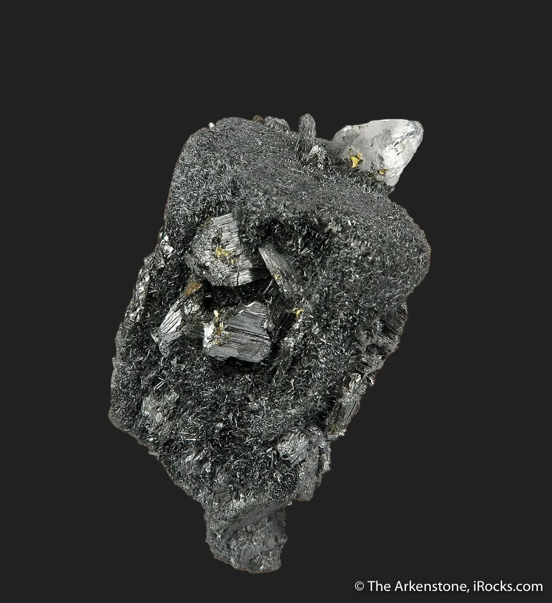 Boulangerite ps. Bournonite, with Chalcopyrite - image 1
