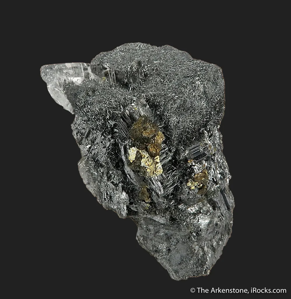 Boulangerite ps. Bournonite, with Chalcopyrite - image 3