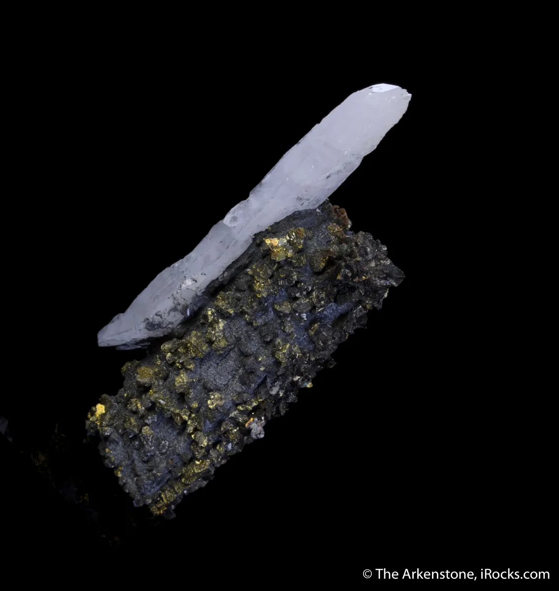 Boulangerite ps. Bournonite, with Chalcopyrite and Quartz - image 7