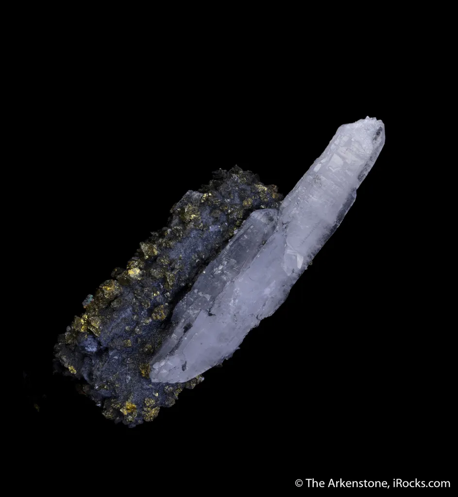 Boulangerite ps. Bournonite, with Chalcopyrite and Quartz - image 6