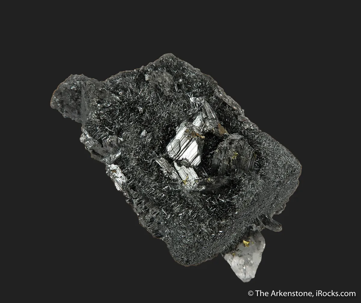 Boulangerite ps. Bournonite, with Chalcopyrite - image 11
