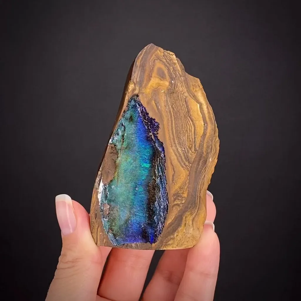 Boulder Opal in matrix image