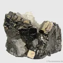 Bournonite and Quartz (circa mid 1800's) - image 3