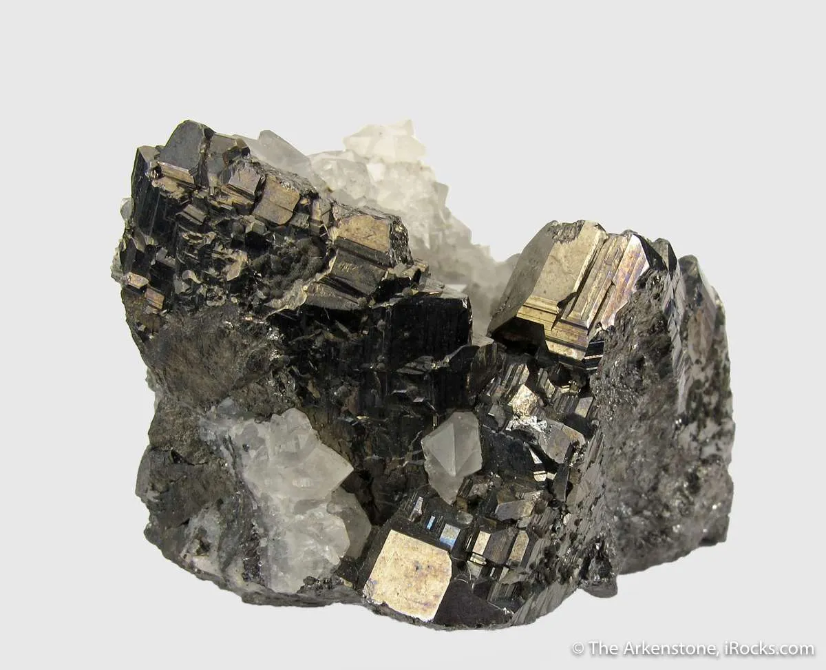 Bournonite and Quartz (circa mid 1800's) - image 3