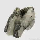 Bournonite and Quartz (circa mid 1800's) - image 2