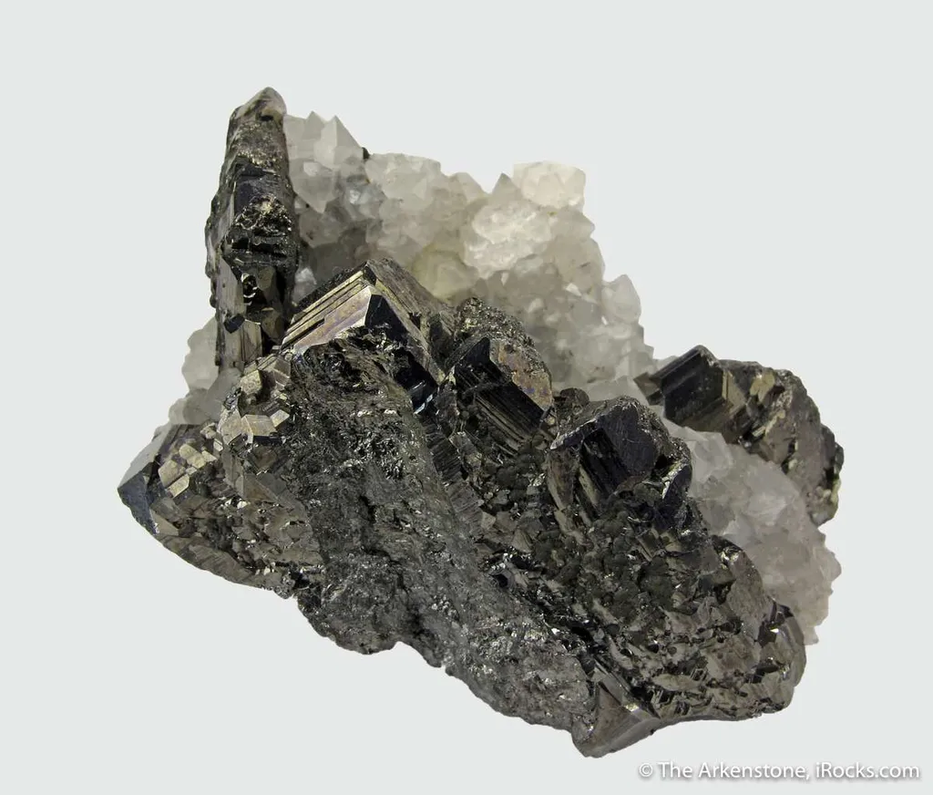Bournonite and Quartz (circa mid 1800's) - image 5