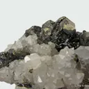 Bournonite and Quartz (circa mid 1800's) - image 4