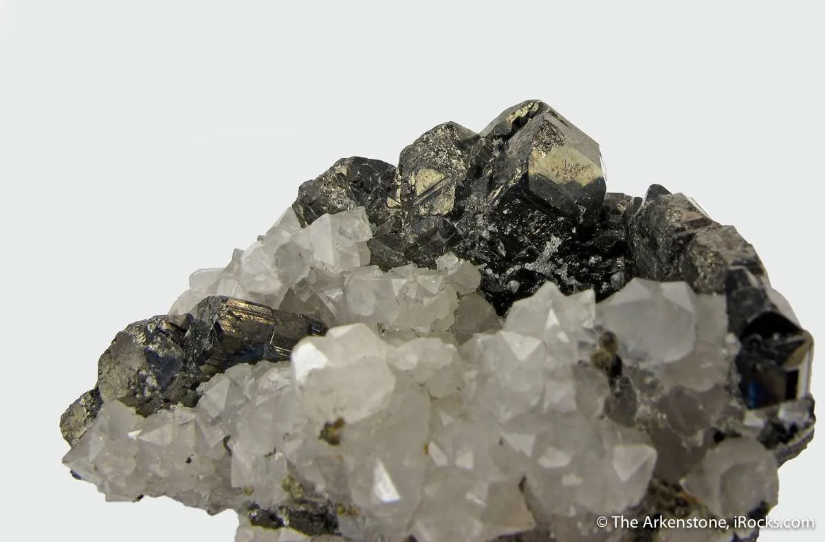 Bournonite and Quartz (circa mid 1800's) - image 4