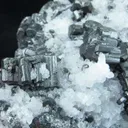 Bournonite and Quartz on Pyrite and Galena - image 4