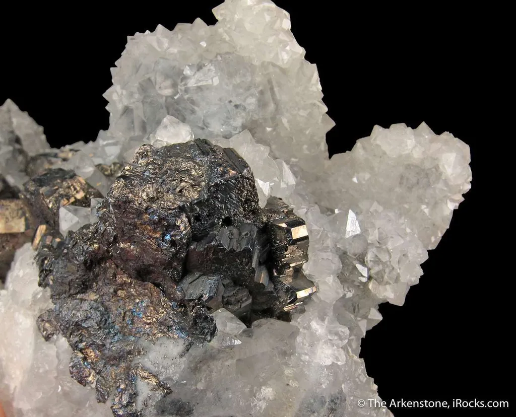 Bournonite and Quartz ps. Barite (mid-1800s) - image 3