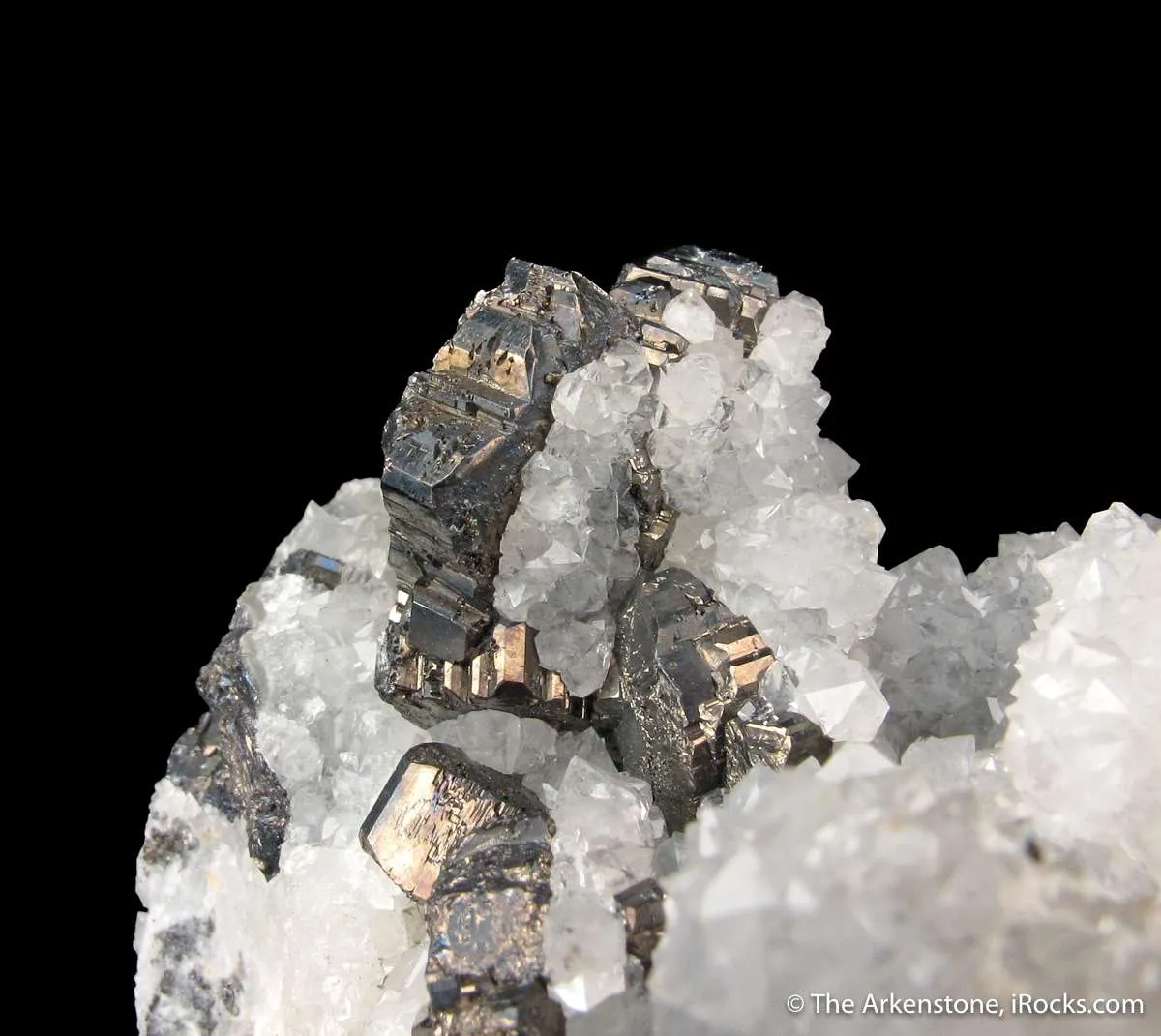 Bournonite and Quartz ps. Barite (mid-1800s) - image 5