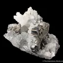 Bournonite and Quartz ps. Barite (mid-1800s) - image 4
