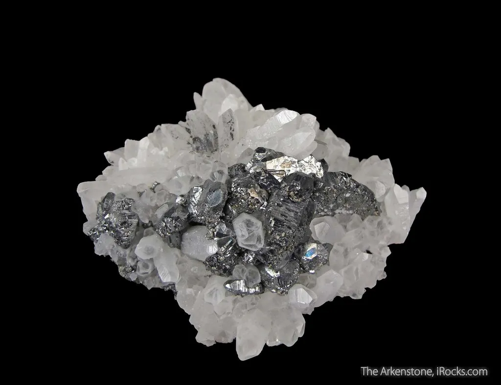 Bournonite and Quartz (rare locale) image