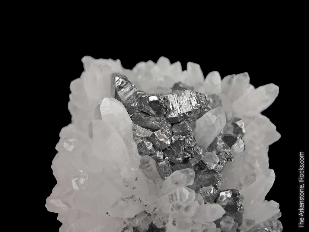 Bournonite and Quartz (rare locale) - image 2
