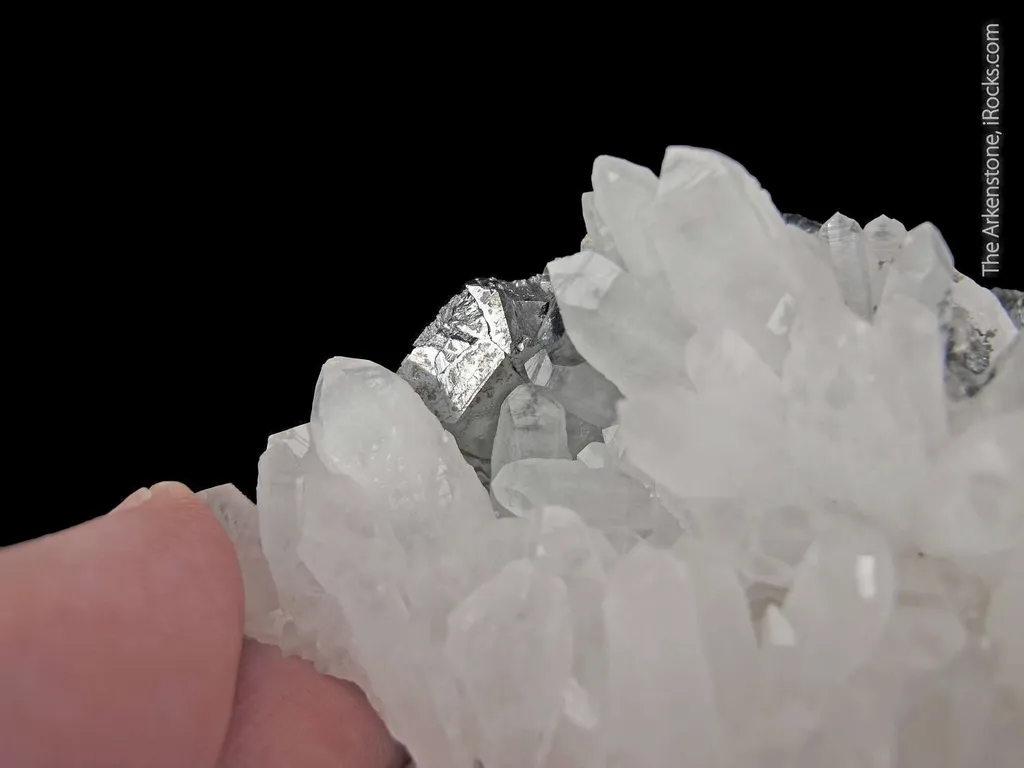 Bournonite and Quartz (rare locale) - image 5