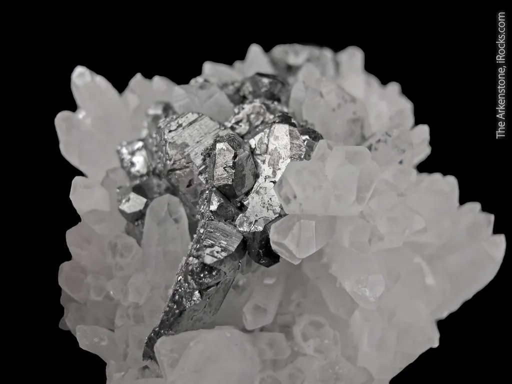 Bournonite and Quartz (rare locale) - image 3