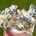 Bournonite & Chalcopyrite Calcite 107 grams - Cavnic Mine, Cavnic, Romania - image 6