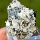 Bournonite & Chalcopyrite Calcite 107 grams - Cavnic Mine, Cavnic, Romania - image 4