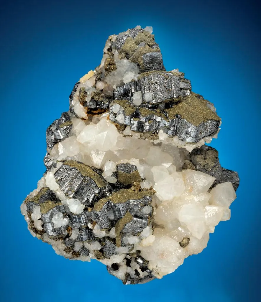 Bournonite, Chalcopyrite, Quartz image
