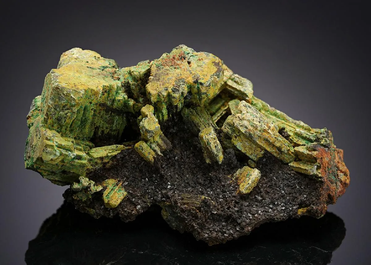 Bournonite Coated With Bindheimite - image 1