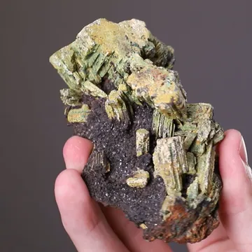 Bournonite Coated With Bindheimite
