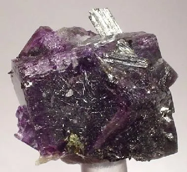 Bournonite, Fluorite, Bismuthinite image