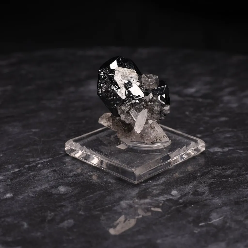 Bournonite Fluorite , Quartz - image 2