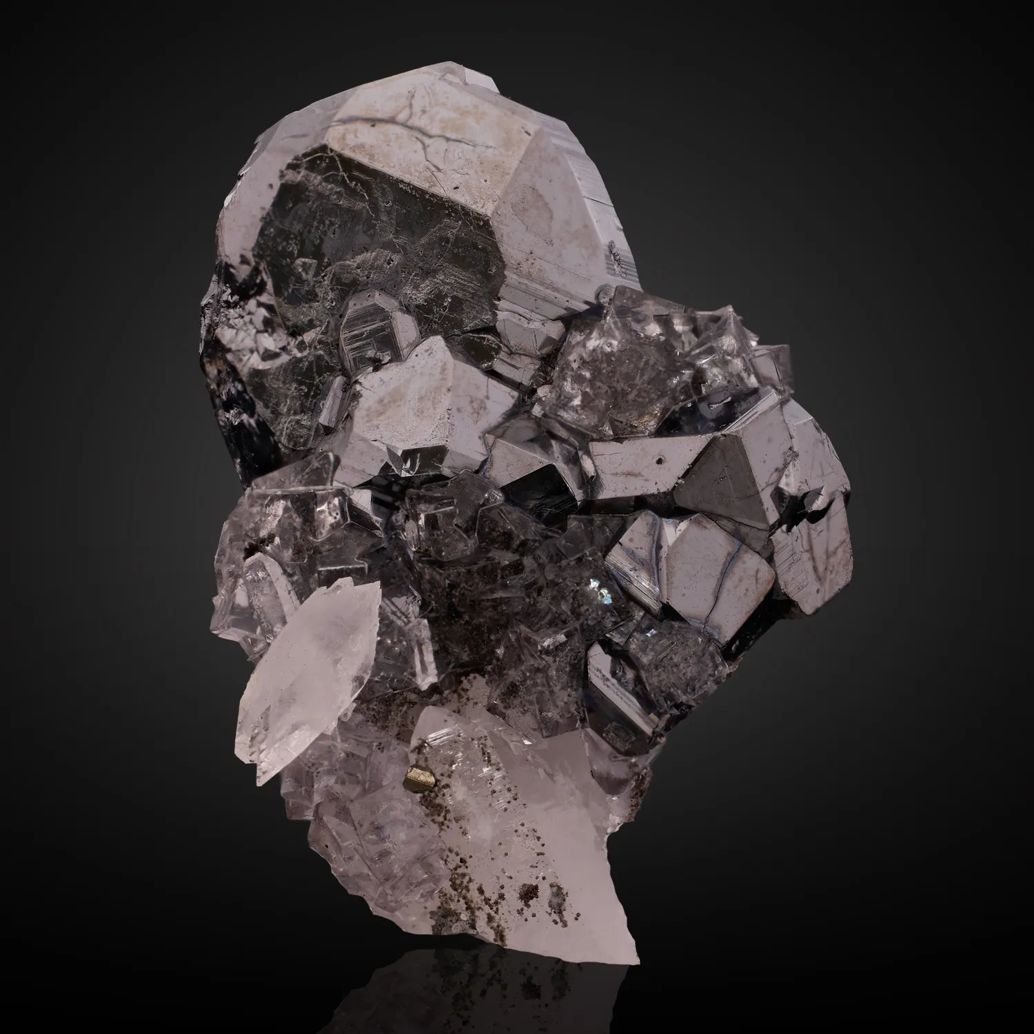 Bournonite, Fluorite, Quartz - image 1