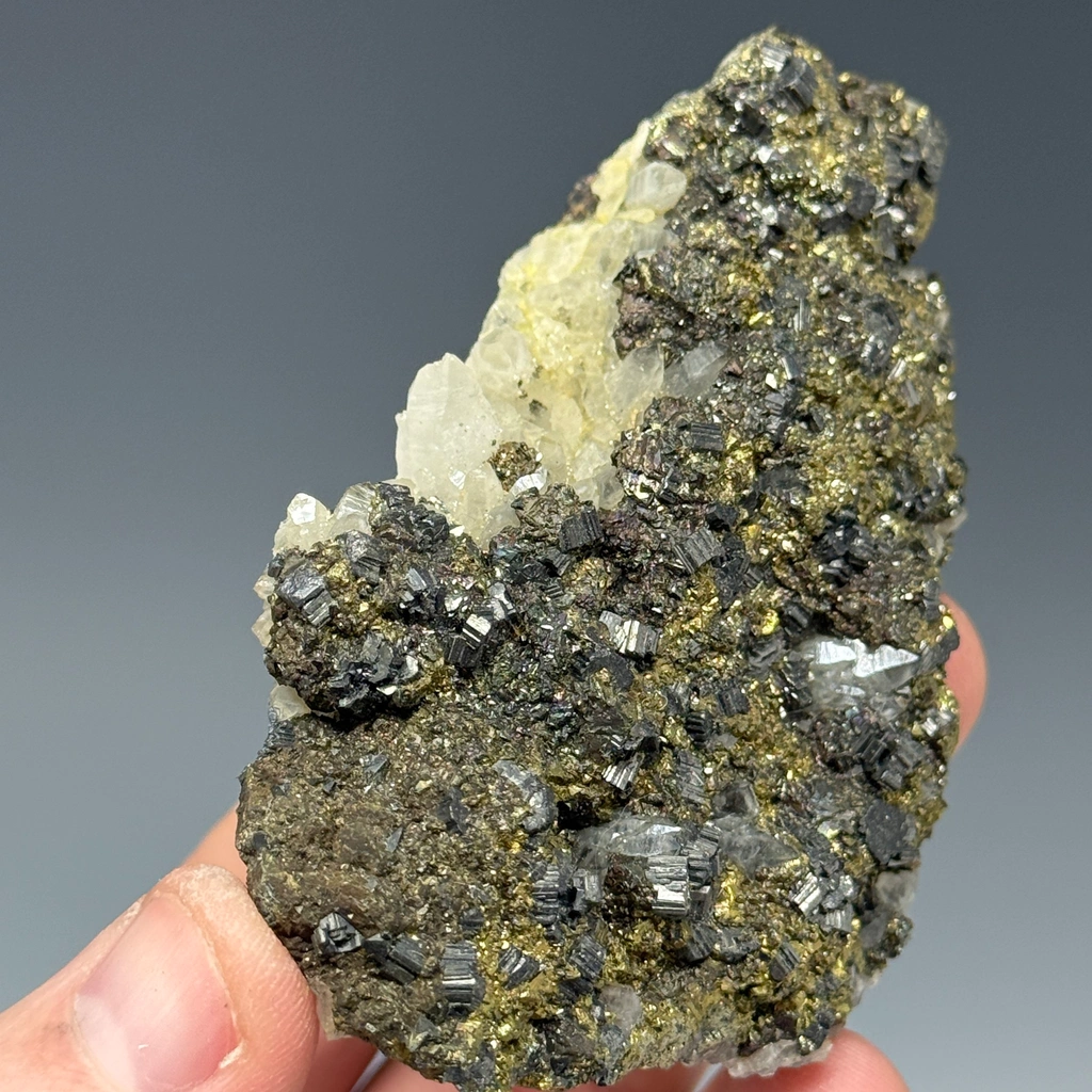 Bournonite from Baia Sprie, Maramureș County, Romania - image 3