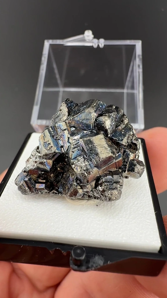 Bournonite from Herodsfoot Mine, Lanreath, Cornwall, England, UK - image 2