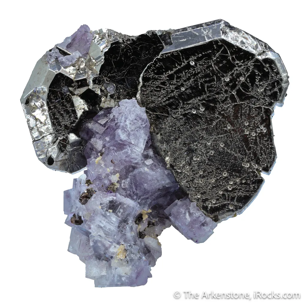 Bournonite on Fluorite image