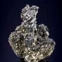 Bournonite on Pyrite - image 2