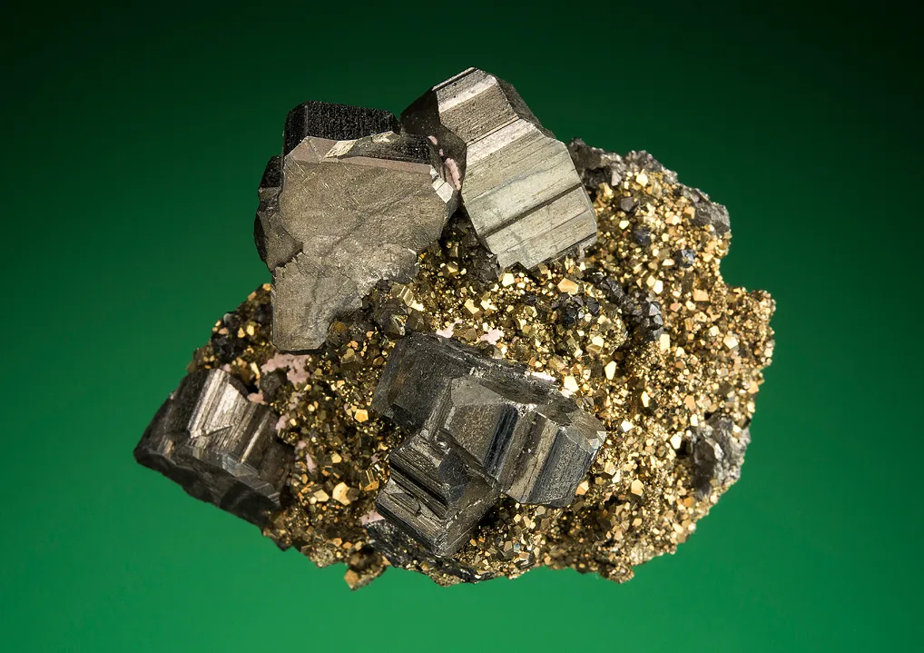 Bournonite on Pyrite image