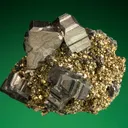 Bournonite on Pyrite - image 1