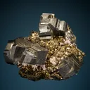Bournonite on Pyrite - image 4