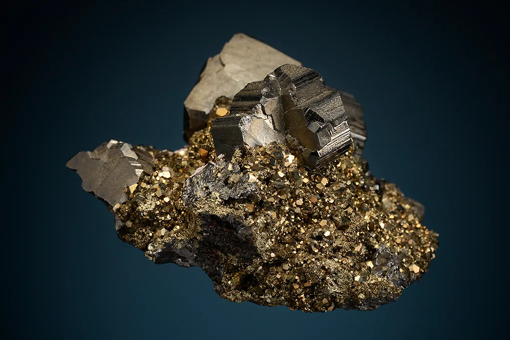 Bournonite on Pyrite - image 6