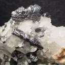 Bournonite on Quartz - image 2