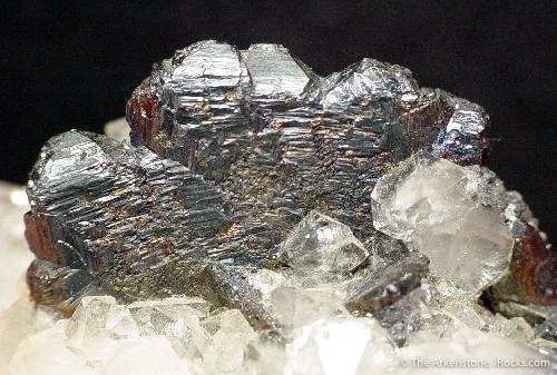Bournonite on Quartz - image 3