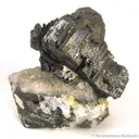 Bournonite on Quartz - image 3