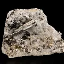 Bournonite on Quartz - image 1