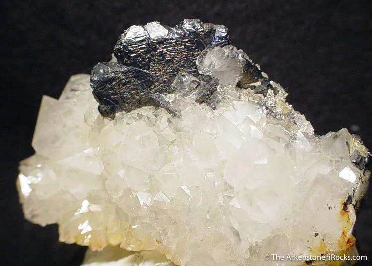 Bournonite on Quartz image