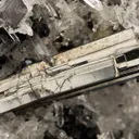 Bournonite on Quartz - image 2
