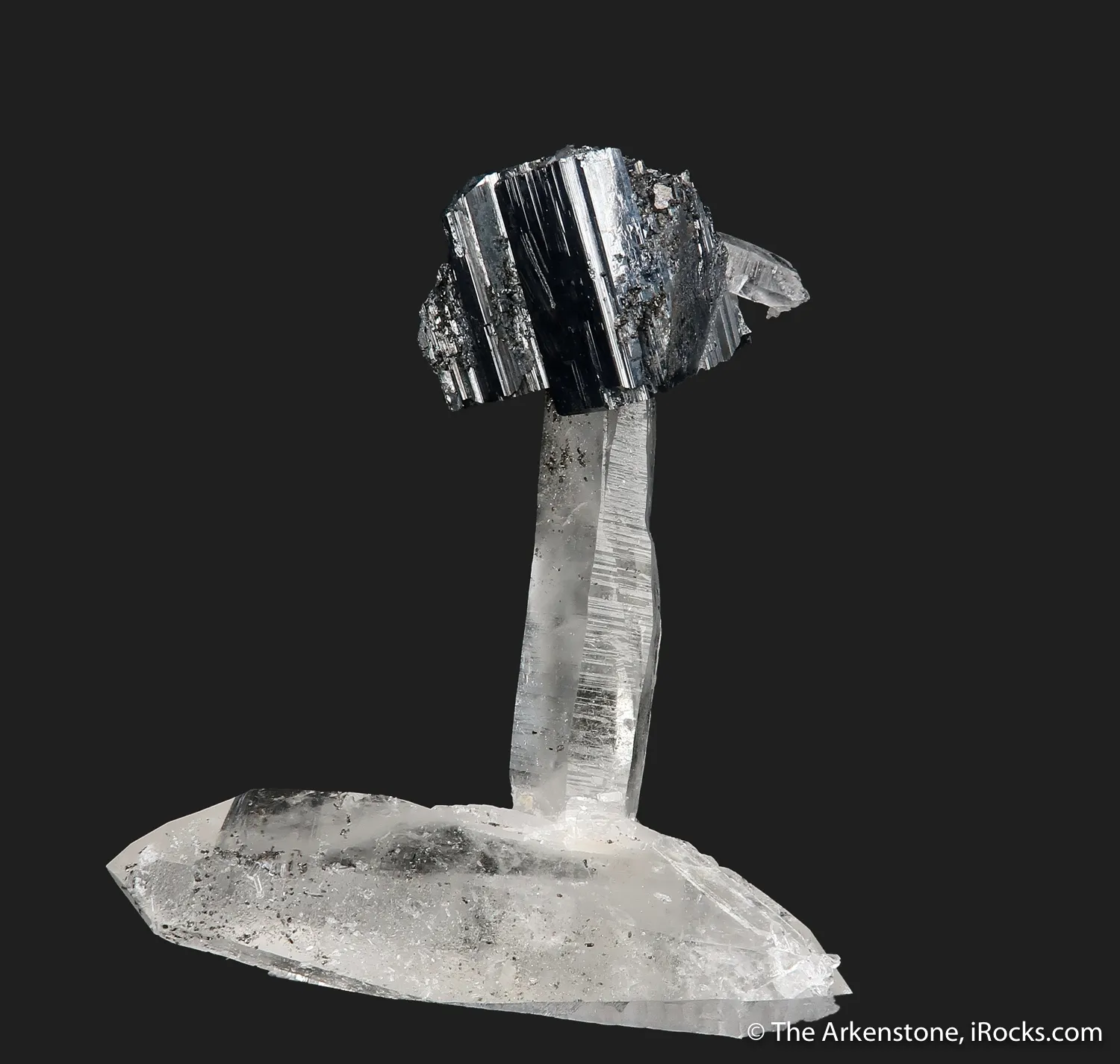 Bournonite on Quartz - image 1